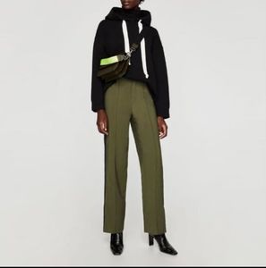 ZARA - Army Striped Trousers